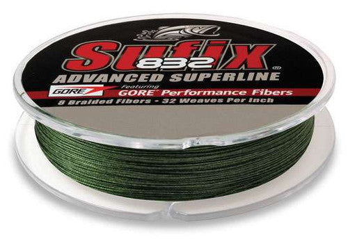 Sufix 660-015G 832 Advanced Superline Braid 15lb 150yd Green