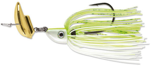 Terminator Shuddering Bait - 3/8oz - Chartreuse and White Shad
