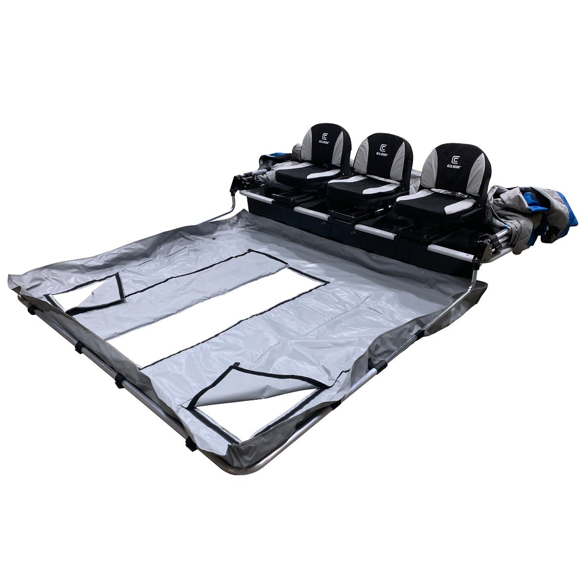 Clam Fish Trap Removable Floors