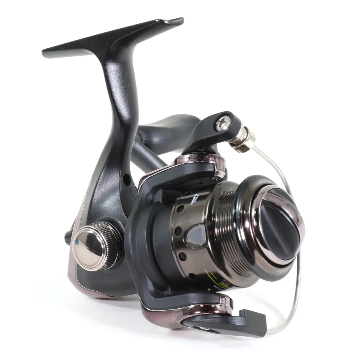 Clam Voltage Ice Reel Black and Yellow