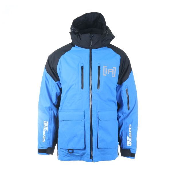 CLAM Men's IceArmor Rise Float Parka Blue Black