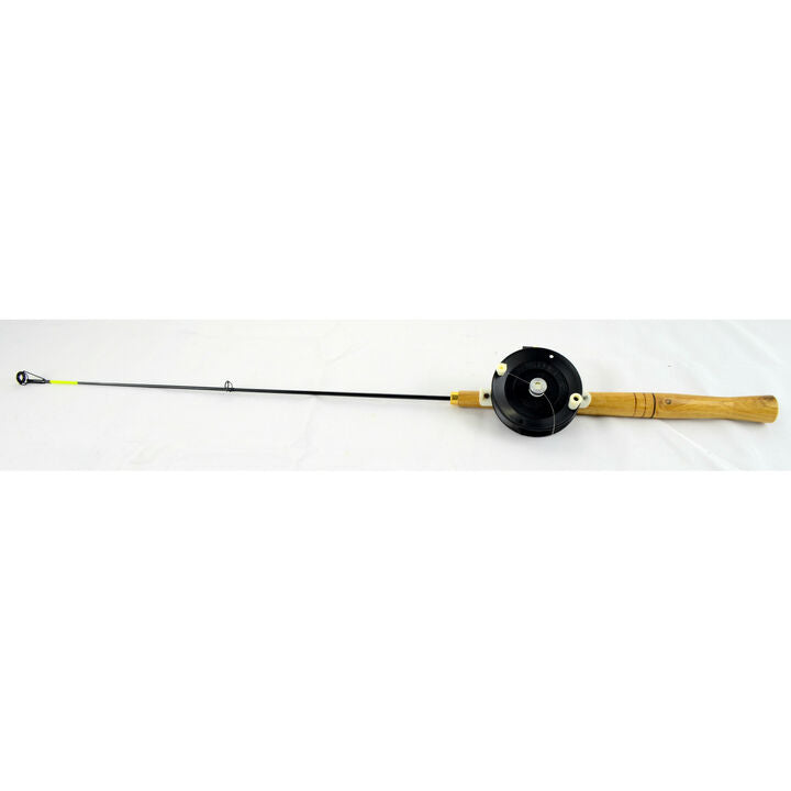 automatic jigging ice fishing pole HT Enterprises Little Jigger Wood Handled Ice Fishing Jig Pole – Dewey Catchem & How