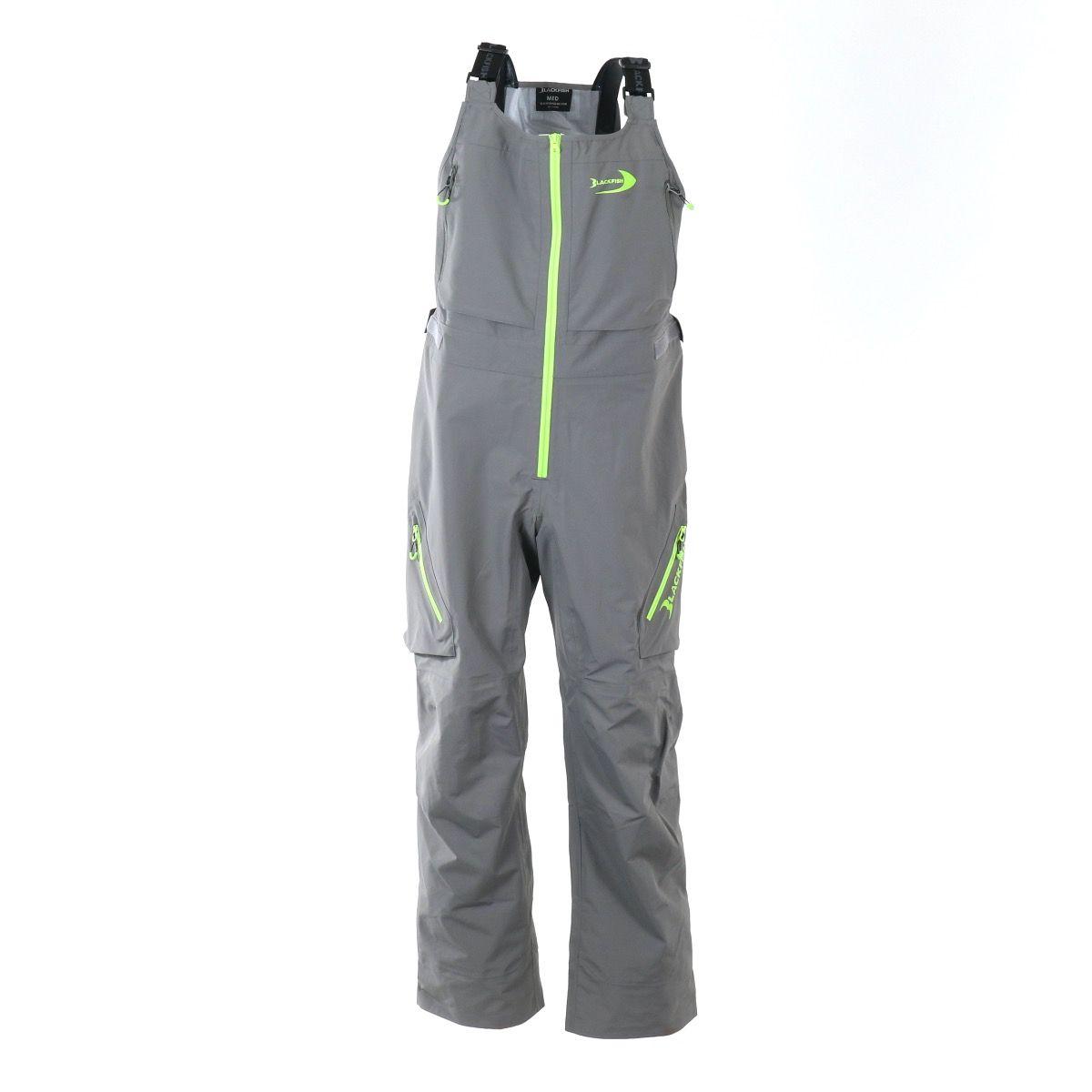 BLACKFISH Mens Torrent Rain Bib Charcoal/Lime (disc)