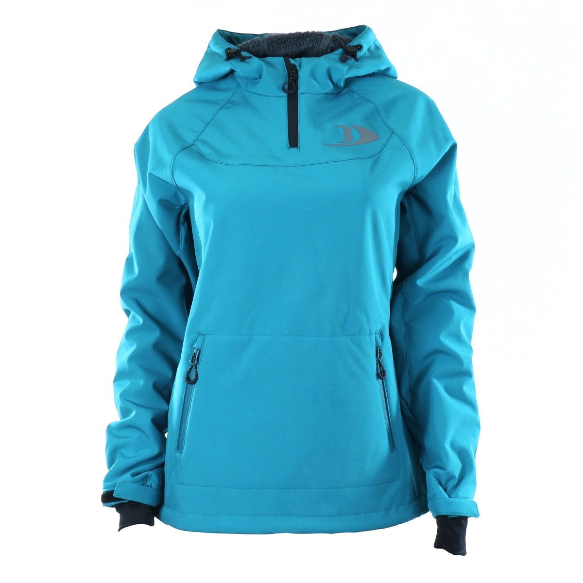 Blackfish Women's Squall Softshell Pullover (Small/Teal) 14762, Teal