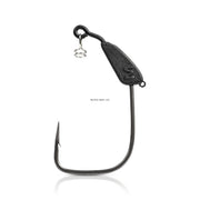Mustad 91700S18-2/0-3A Tactical Bass Hooks, Infiltrator Weighted, 2/0, 1/8oz, 3 pack, TX Finish Spring Size M