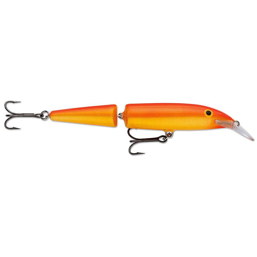 Rapala J11-GFR JOINTED RAPALA GOLD FL RED 4-3/8 J11GFR