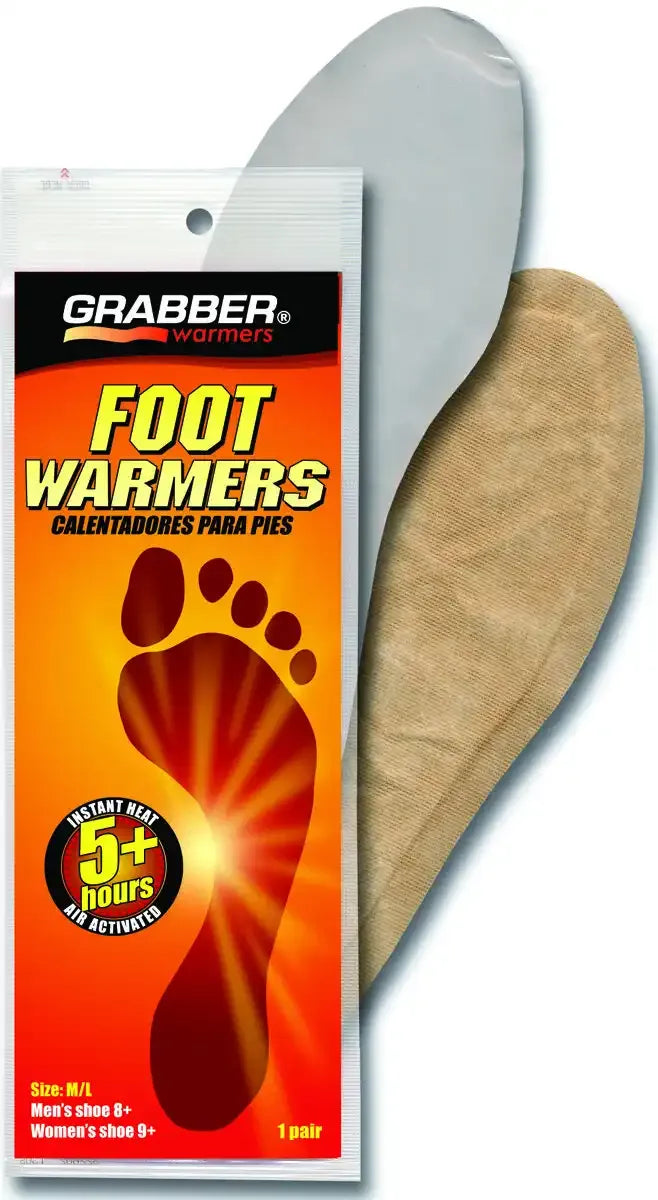 Grabber Performance FWMLES Medium/Large Foot Warmer Insole