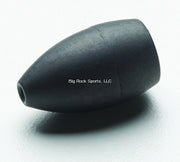 Bullet Weights PBTGNFWP14TB Tungsten Flipping Weights 1/4oz Tactical Black, 3 per pack