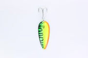EPPINGER Dardevle Dardevlet Spoon, 2 7/8in, 3/4oz, Hot Mackerel, Brass Back, 158