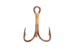 Eagle Claw 374 Bronze 2X Treble Hook - 18