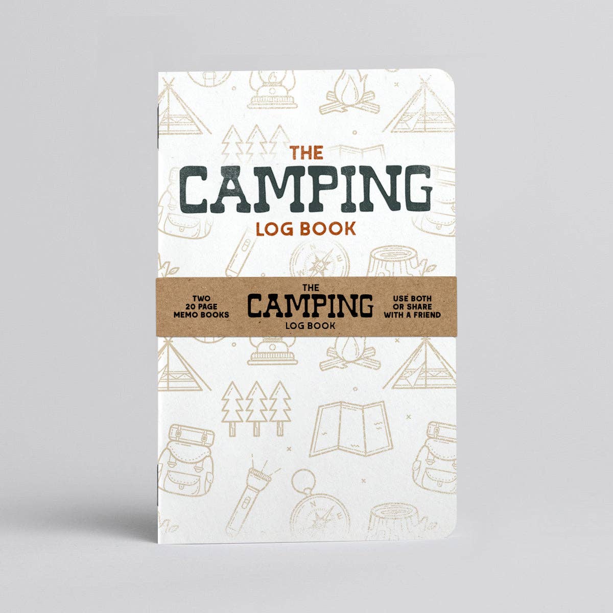Camping Log Book – Pocket Campsite & Camping Trip Journal (2-Pack)