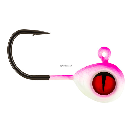 Northland TECK2-61 Tungsten Crappie King Jig 1/16 Oz, #8 Hk Super-Glo Pinky 2/Cd