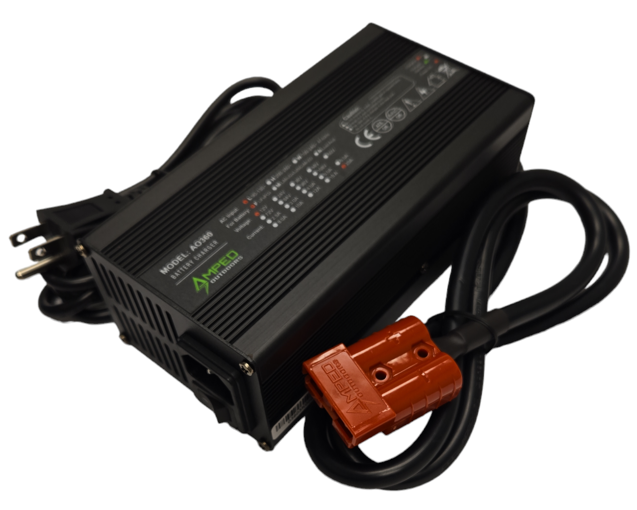 Amped 12.8V 20A Fast Lithium Charger (LiFePO4)