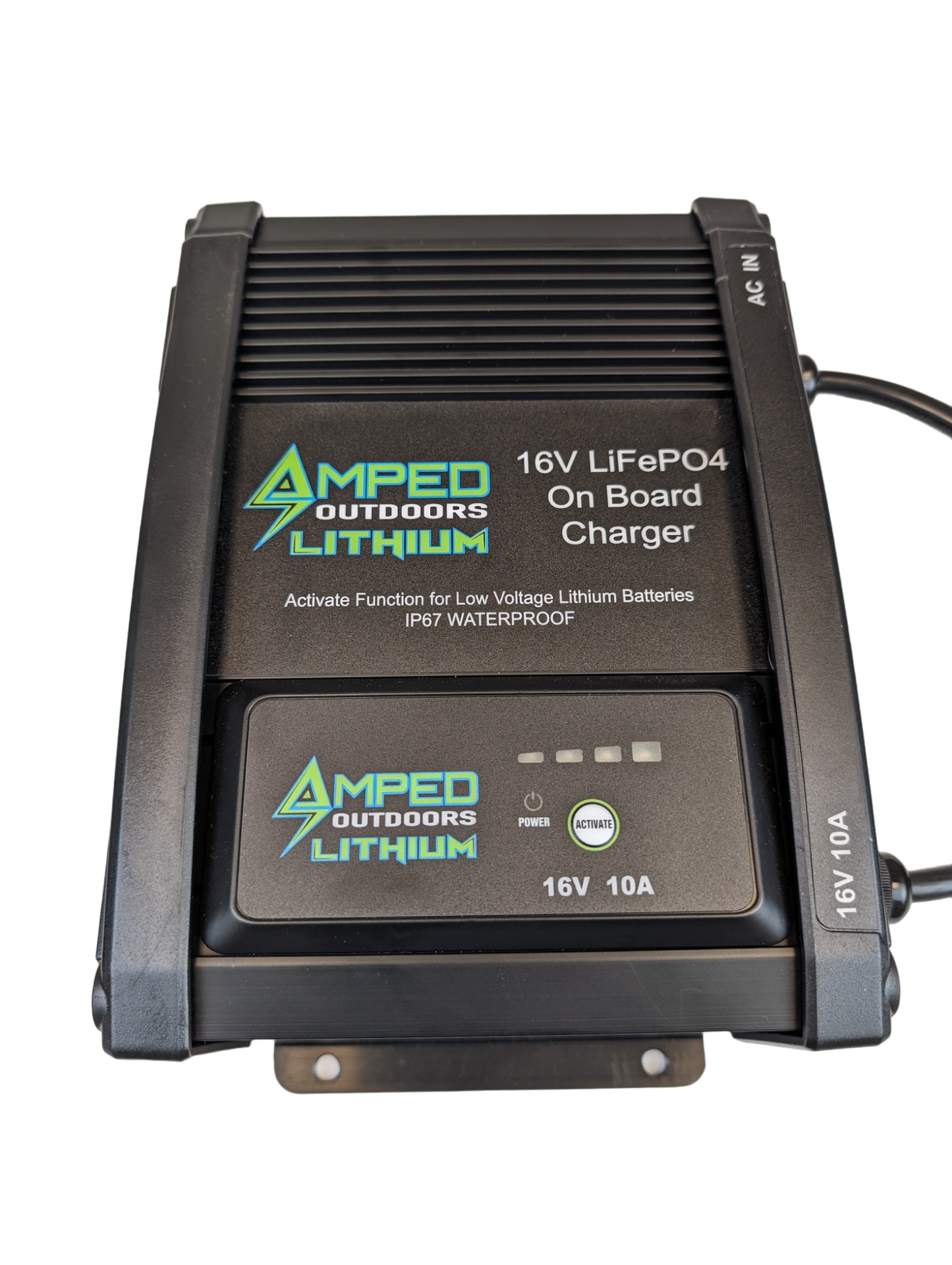 Amped 16V 50Ah LiFePO4 Battery - Bluetooth - IP67 Waterproof - On board Charger Included!