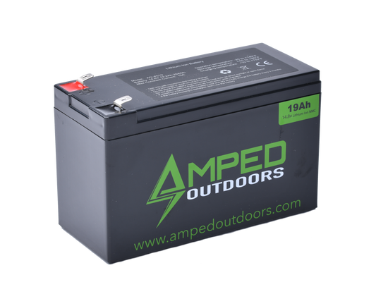 Amped 19Ah Lithium Battery (14.8V NMC) with Charger