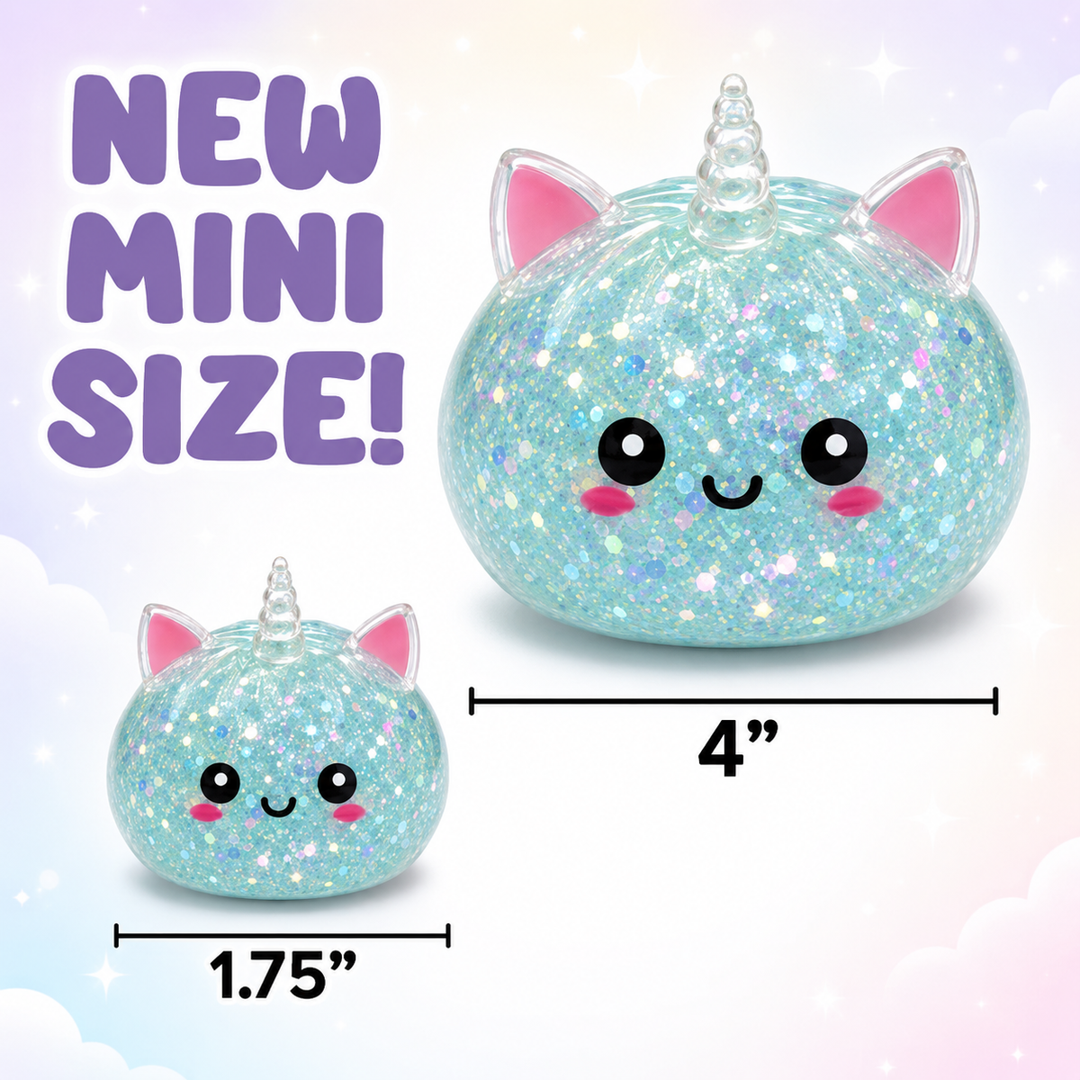 Fun Doh Petite Magical Mystery Unicorn Dumpling Squishy Toy – 1.75"