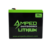 Amped Outdoors 14.8V NMC lithium battery for fishing electronics