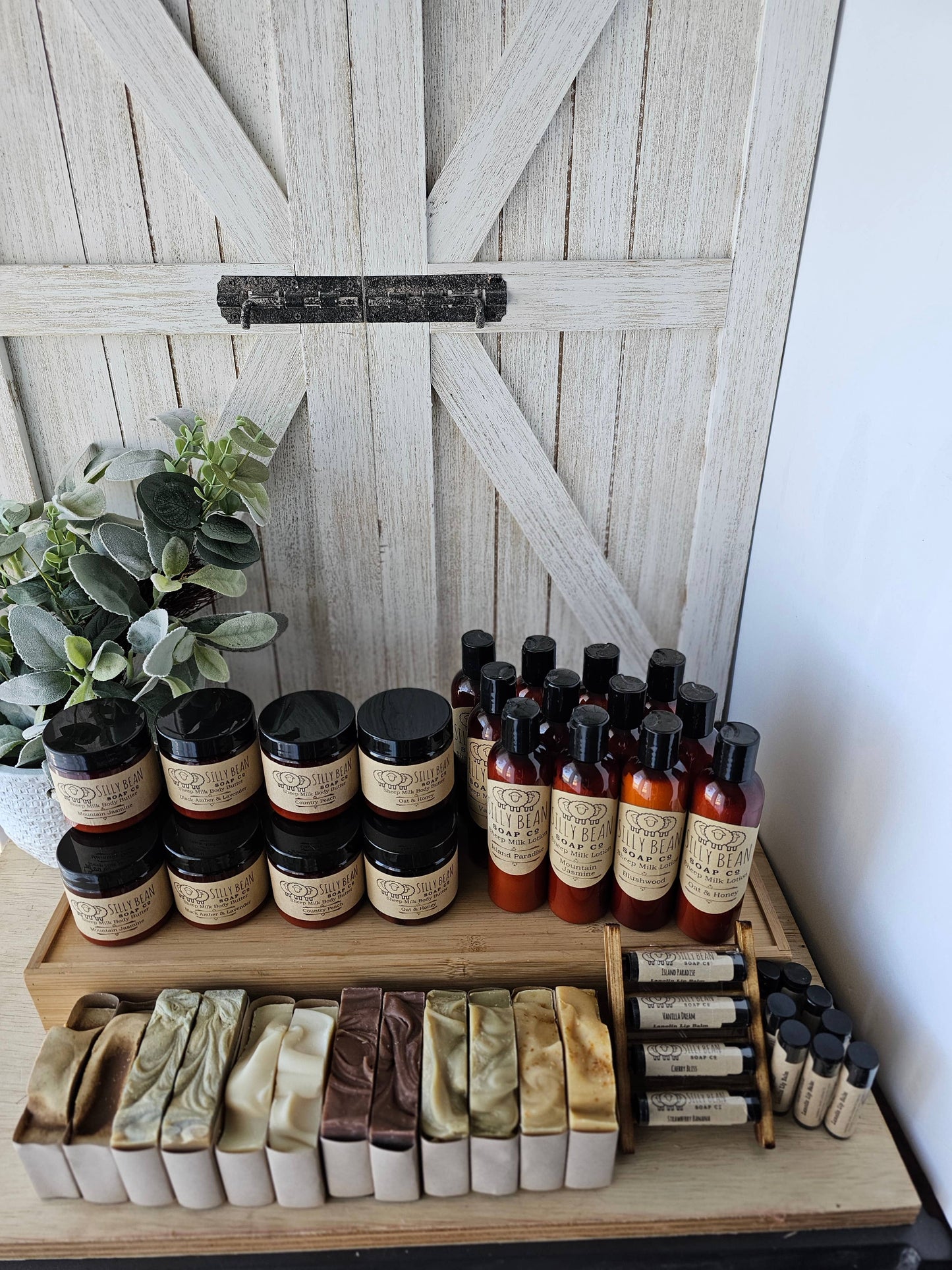Skincare starter bundle: Soap, Lotion, Body Butter, Lip Balm