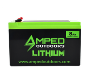 Amped 8Ah Lithium Battery (LiFePO4)
