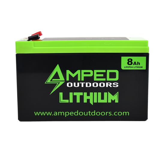 Amped 8Ah Lithium Battery (LiFePO4)