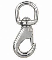 Attwood Swivel Eye Snap Hook – 3-1/4" – Chrome-Plated Zinc