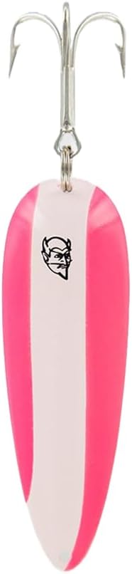 EPPINGER Dardevle 1-270 Dardevlet - Pink w/White Stripe 3/4 oz. - 2 7/8" x 1 3/16"