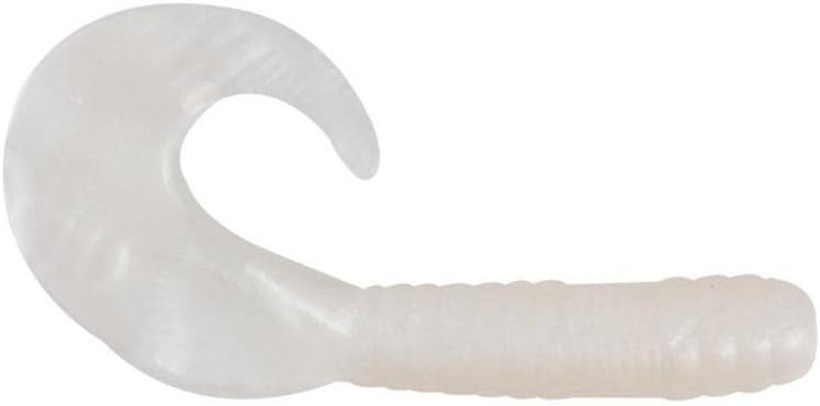 Gulp! Alive! Jigging Grub Pearl White 1 1/2in