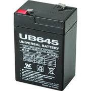 Universal Power Group® 6v 4.5ah Lead Acid Emergency Battery