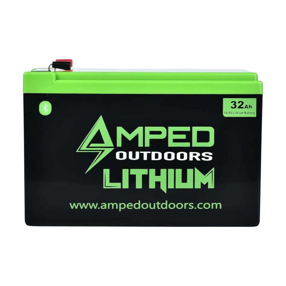 Amped Lithium Battery for Livescopes (LiFePO4)  12v 30Ah -- (NMC) 14.8v 32Ah -- 14.8v 52Ah