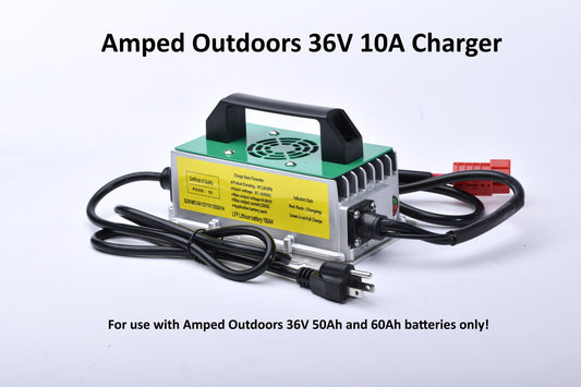 Amped 36V 10A LiFePO4 Charger