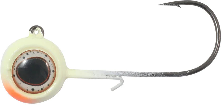 NORTHLAND DEEP-VEE JIG / 1.75" / 3/8 OZ - #3/0 HK / 3 PACK / WHITE
