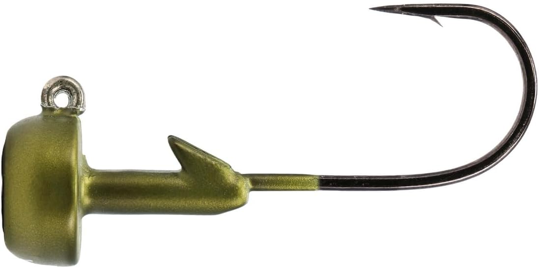 NORTHLAND TUNGSTEN NEDSTER - 2/CARD - 3/16OZ - 1/0HK - MATTE GREEN PUMPKIN