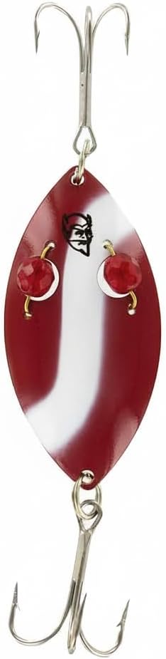 EPPINGER DARDEVLE REDEYE WIGGLER-1-RED & WHITE