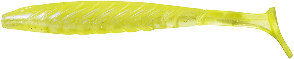 YUM Pulse Swimbait 3.5 - Chartreuse Clear Shad
