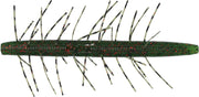 Yamamoto 4" Fuzzy Senko - Watermelon/Black & Red