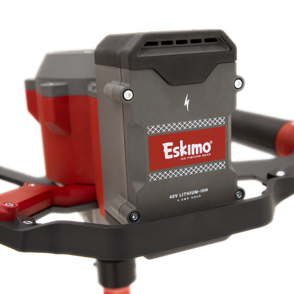 Eskimo E40 8" Steel Electric Auger 40v with FREE 2nd BATTERY
