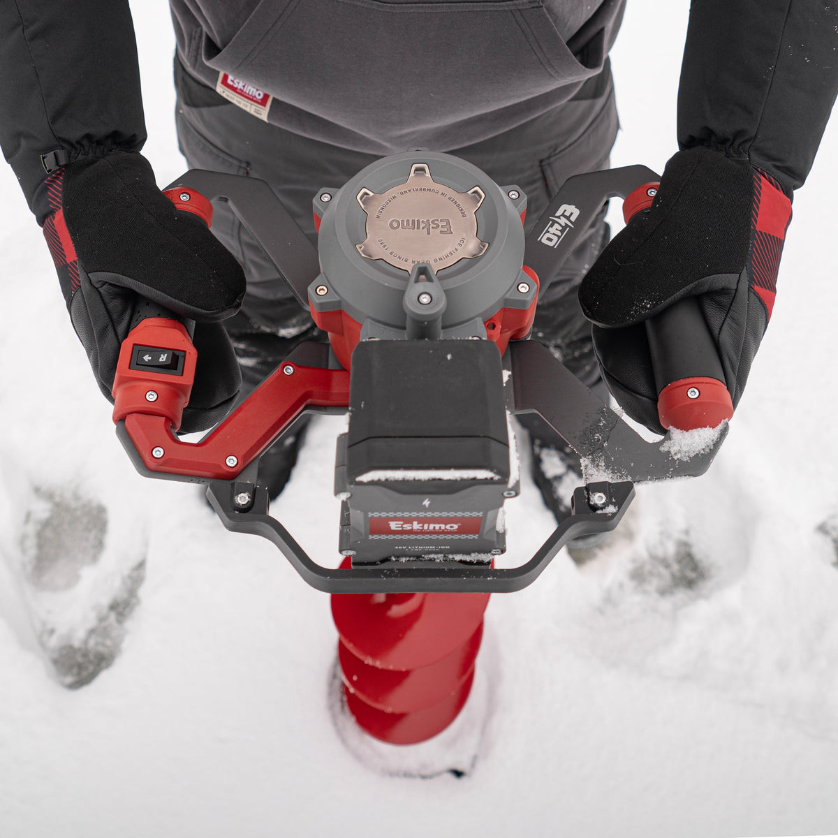 Eskimo E40 8" Steel Electric Auger 40v