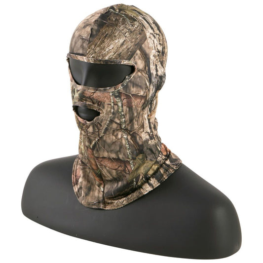 Vanish Stretch Fit Full Head Net By Allen, Spandex with 2 Holes, Mossy Oak Break-Up Country