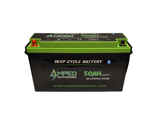 Amped 48V 50Ah Lithium Battery (LiFePO4) - Bluetooth