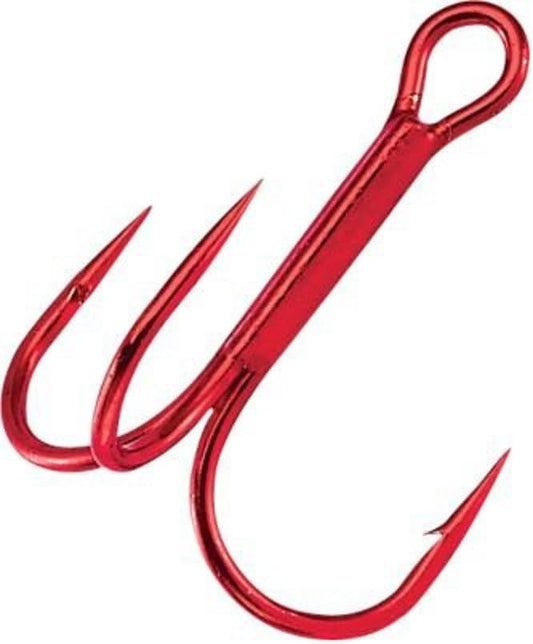 Gamakatsu RED Round Bend Treble Hooks (10 Pack) G47304-12