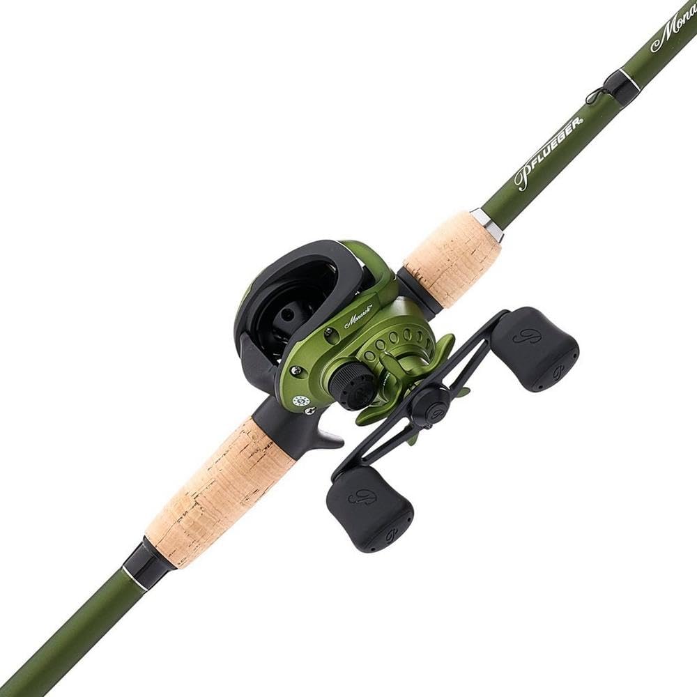 PFLUEGER BAITCASTER COMBO - MON-61LP/701MH MONARCH