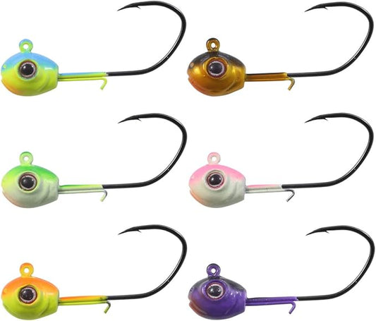 NORTHLAND MVP JIG / 1.75" / 1/4 OZ - #2/0 HK / 6 PACK / ASSORTED