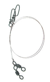 JBO steel and fluorocarbon musky leader - view 2