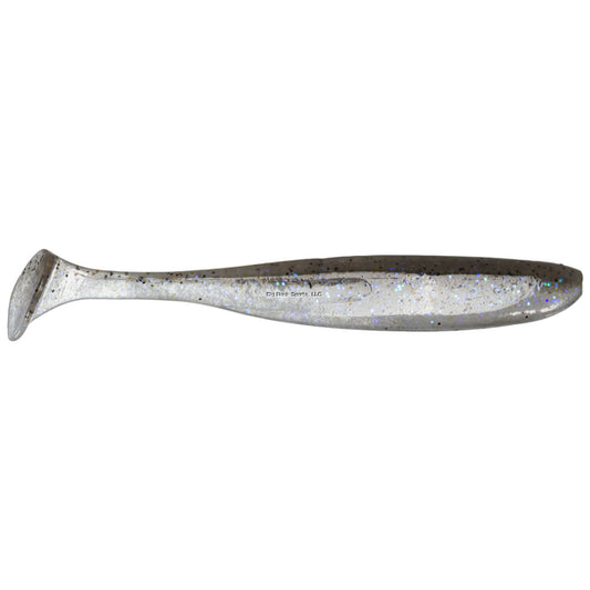 Keitech ES4440 Easy Shiner, Electric Shad, 4", Shad Shaped Paddletail Swimbait, 7Pk, Blister Pack, Squid Scent Infused