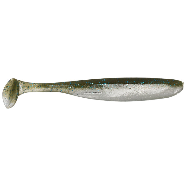 Keitech ES4452 Easy Shiner, Smallmouth Magic, 4", Shad Shaped Paddletail Swimbait, 7Pk, Blister Pack, Squid Scent Infused