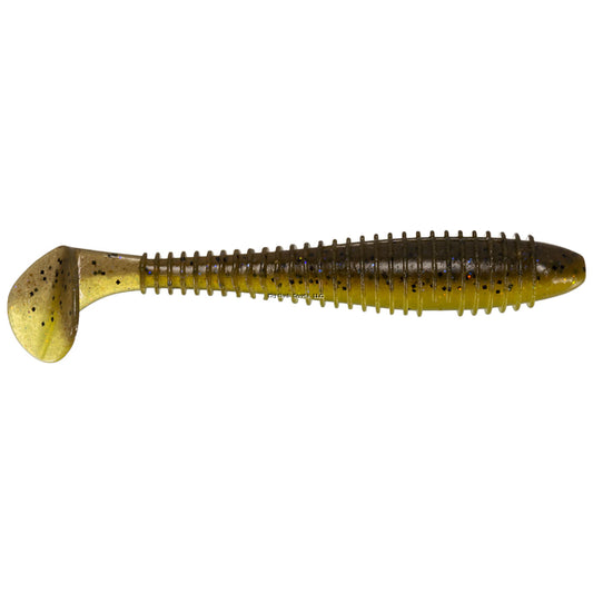 Keitech FS33454 Fat Swing Impact, Sungill, 3.3", Fat Paddletail Swimbait, 7Pk, Blister Pack, Squid Scent Infused