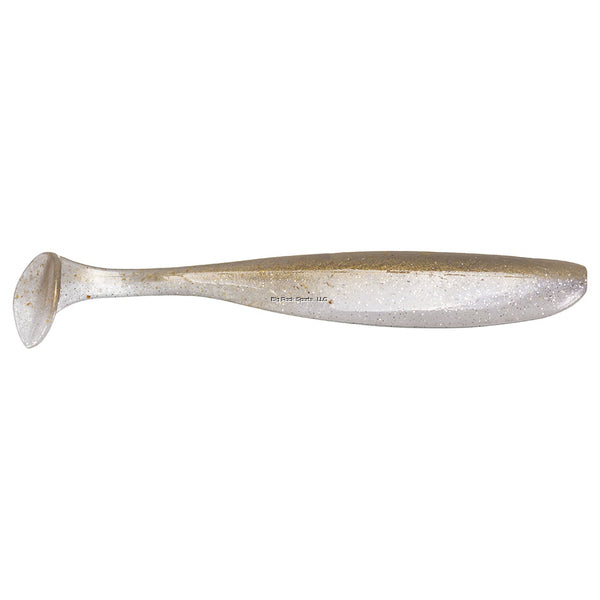 Keitech ES4481 Easy Shiner, Light Hitch, 4", Shad Shaped Paddletail Swimbait, 7Pk, Blister Pack, Squid Scent Infused