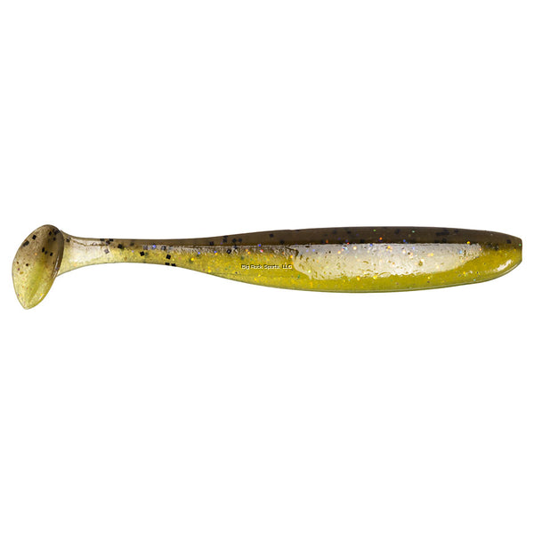 Keitech ES3454 Easy Shiner, Sungill, 3", Shad Shaped Paddletail Swimbait, 10Pk, Tray & Bag, Squid Scent Infused