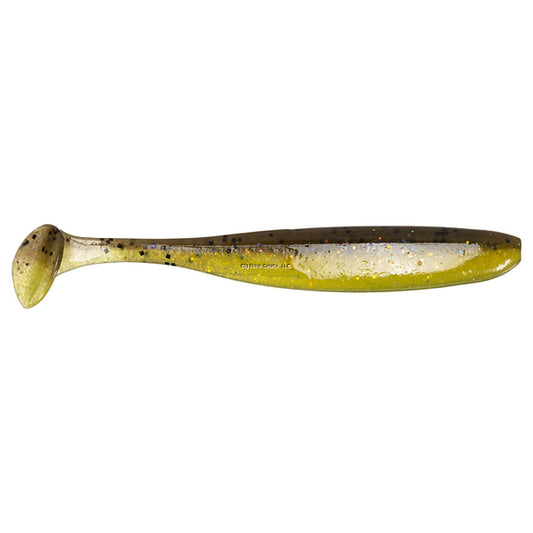 Keitech ES3454 Easy Shiner, Sungill, 3", Shad Shaped Paddletail Swimbait, 10Pk, Tray & Bag, Squid Scent Infused