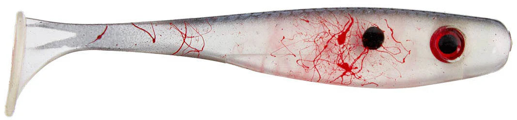 Big Bite Baits Suicide Shad 5 inch Paddle Tail Swimbait 4 pack